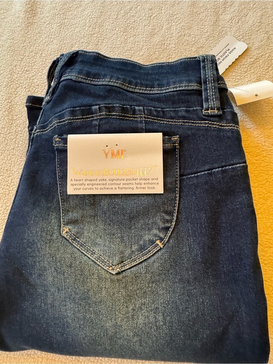 YMI Denim - 0063 YMI Dark Blue Denim Jeans with Branded Tag